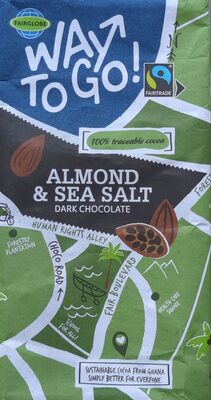 Chocolat noir, Éclats d'amandes grillées & po