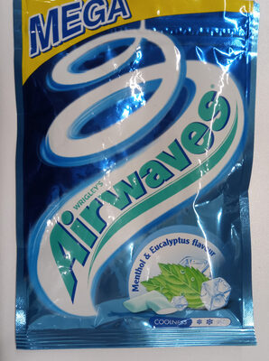Menthol and eucalyptus flavoured sugarfree chewing gum