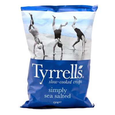Lightly sea salted crisps