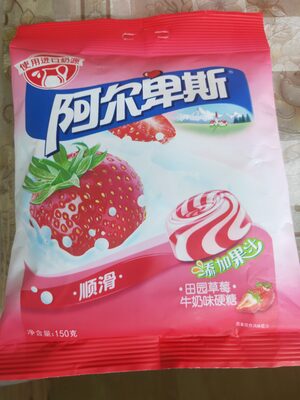 阿尔卑斯 田园草莓牛奶味硬糖