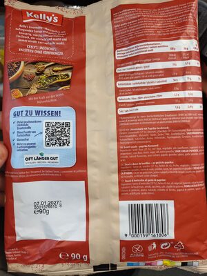 Linsenchips Paprika